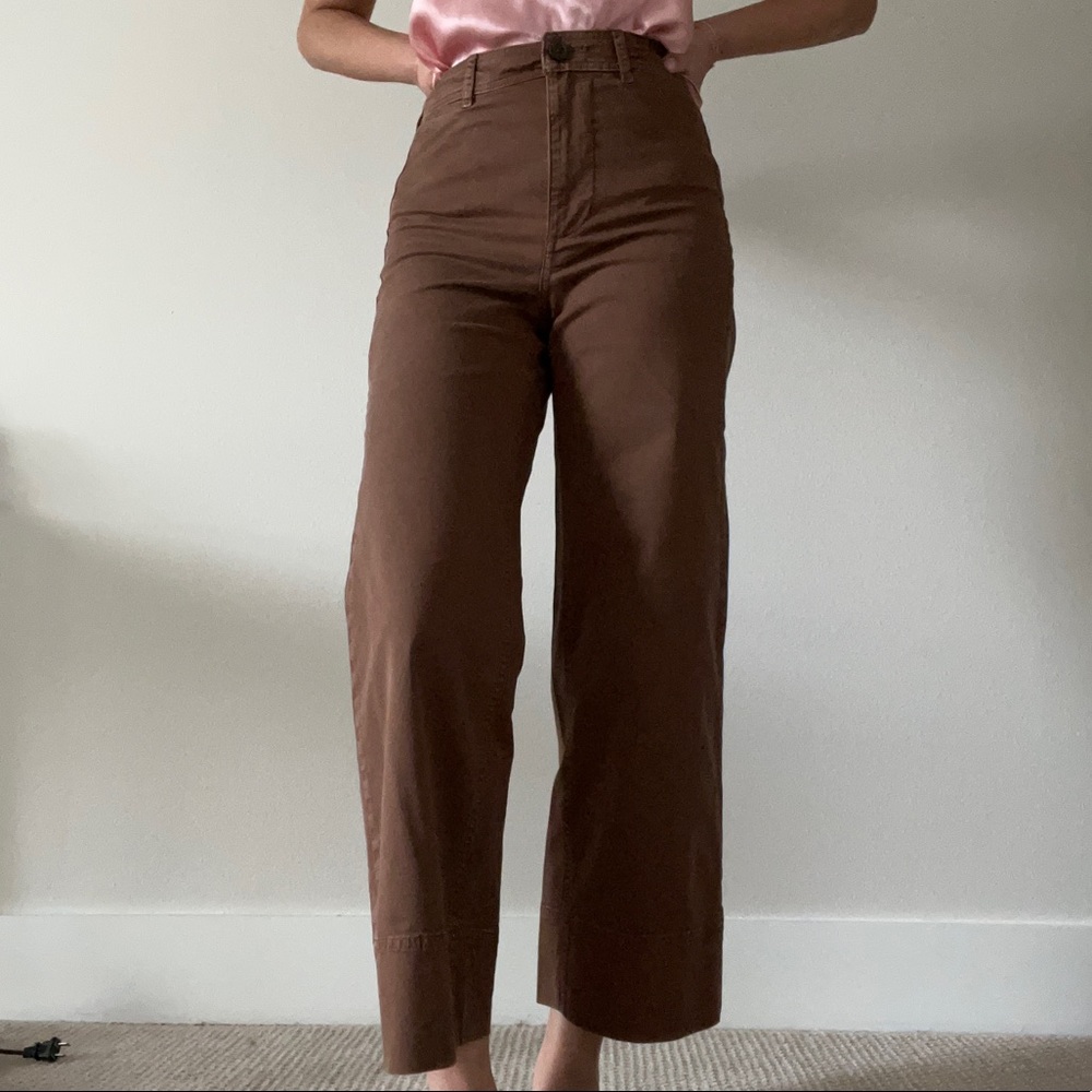everlane kick crop flare pants